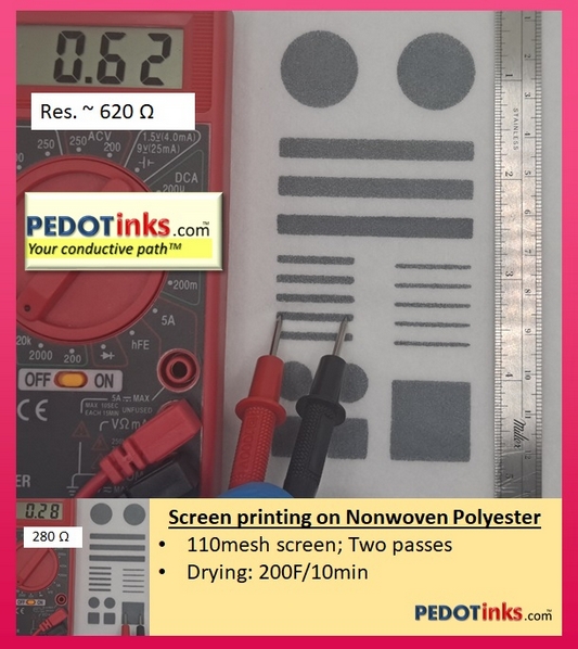 Electrical Measurement Conductive Screen Printing PEDOT PSS